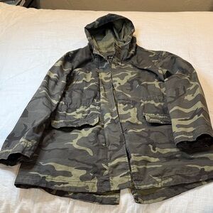 Rue21 Green Camouflage Field Jacket size Large